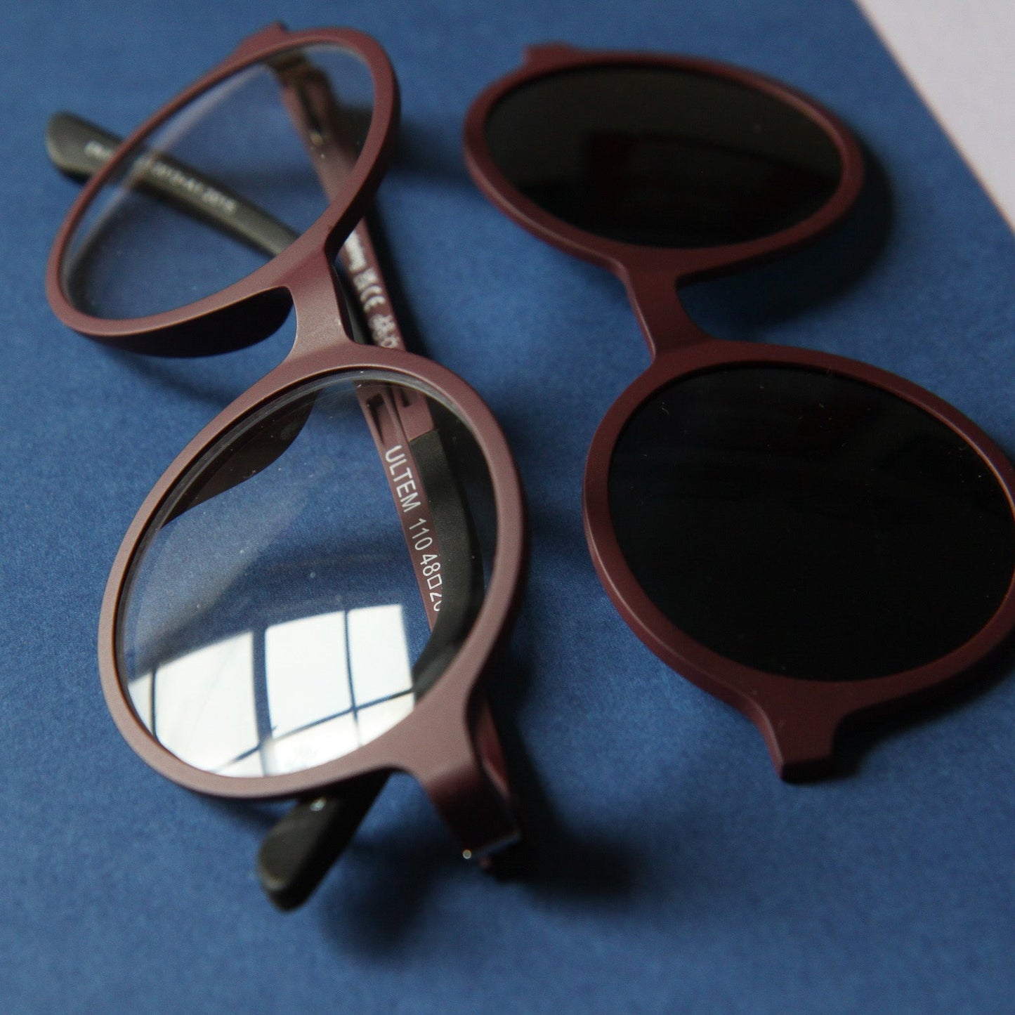 '+1.5 readers magnetic glasses maroon