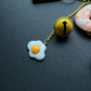 Bag charm and keyring prawn toast