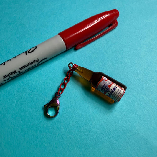 Beer bottle mini charm