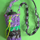 Paracord crocheted bottle bag