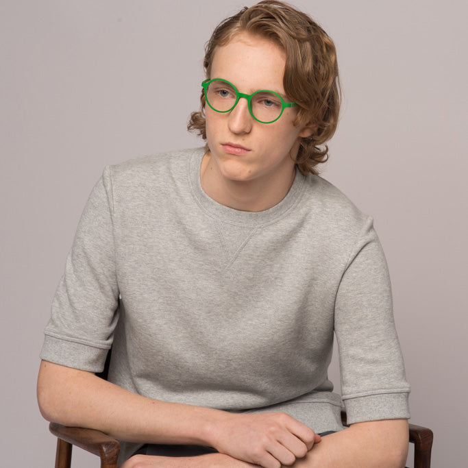 '+1.5 readers magnetic glasses green