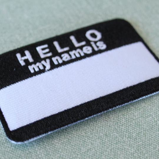 Hello My Name Is Patch