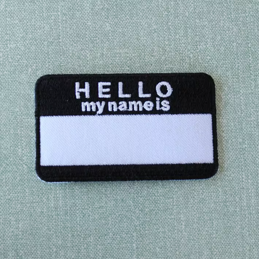 Hello My Name Is Patch
