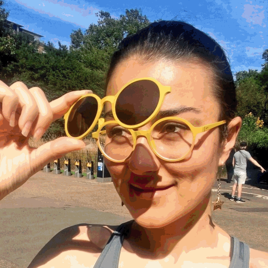 '+1.5 readers magnetic glasses navy